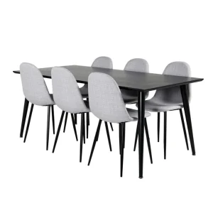 Bästa pris Venture Home Balisa Matgrupp 180 cm + 6 st Ypas Matstolar - Möbler