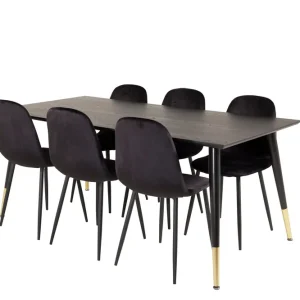 Venture Home Daicy Matgrupp 180 cm + 6 st Pontus Matstolar - Möbler Reapris