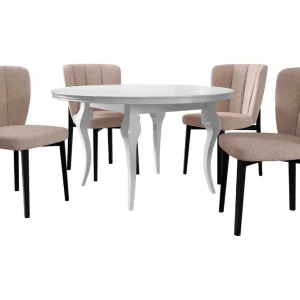 Premium Matgrupp Beige/Vit/Svart - Möbler