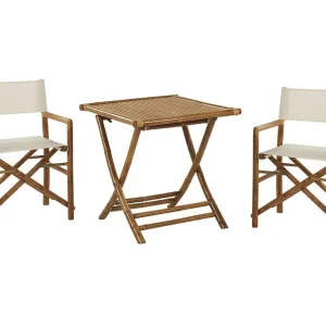 Balkongset vit/beige MOLISE/SPELLO - Utemöbler Erbjudande