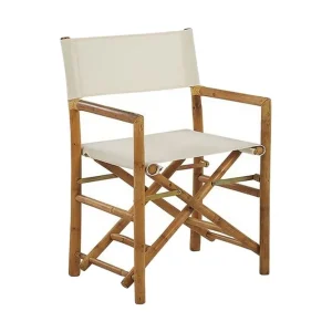 Trädgårdsstol 2 st ljust trä/beige MOLISE - Utemöbler Rea