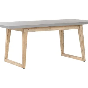 Trädgårdsbord grå 180 x 90 cm ORIA - Utemöbler Rabatt