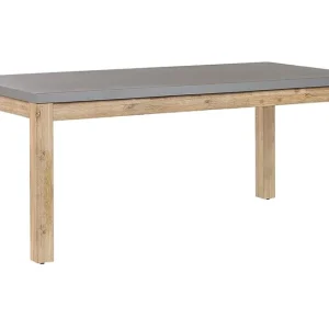 Trädgårdsbord 180 x 90 cm grå OSTUNI - Utemöbler Köp online