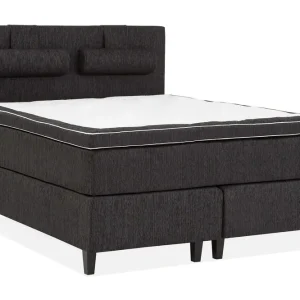 Nedsatt pris Grand Kontinentalsäng Komplett Sängpaket 180x200 cm Svart - Möbler