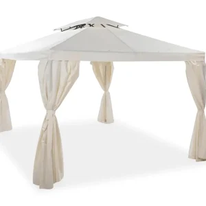Comfort Garden Bermuda Komplett Paviljong 3x4 m Inkl Väggar och Nät Naturvit - Utemöbler & utemiljö Sänkt pris