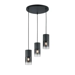 Robin Taklampa 3L E27 mattsvart - Belysning Fynd