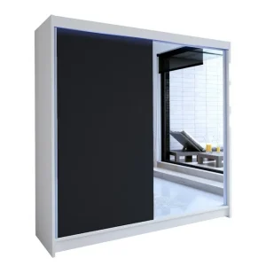 Köp online Garderob Talin 180x58x215 cm Vit - Förvaring