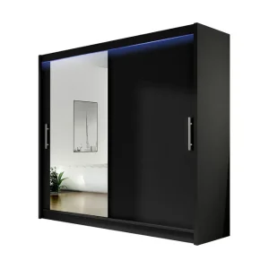 Outlet Scandinavian Choice Garderob London 180x57x215 cm Vit - Förvaring