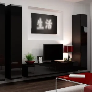 Vasil TV-möbelset 300x40x180 cm Vit - Möbler Erbjudandepris