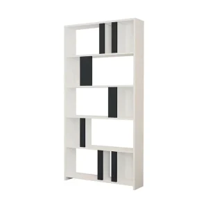Timiza Bokhylla 90x20 cm 5 Hyllor - Förvaring Snabb leverans