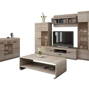 Scandinavian Choice Link Vardagsrumsset Beige|Grå - Förvaring Trygg betalning