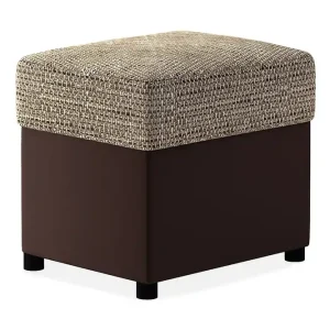 Billig Arabejo Fotpall Beige/Brun - Möbler