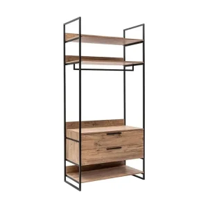 Bästa pris SANNIKI Garderob 104x52 cm Natur - Förvaring