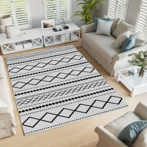 Kampanj Dali Bomullsmatta 100x300 cm Rektangulär Vit - Textil & mattor