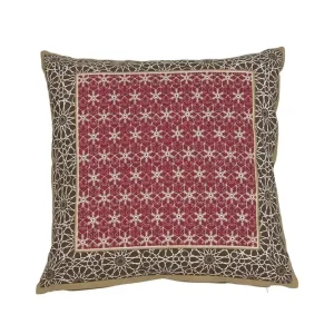 Populär Eva Kuddfodral 48x48 cm Röd - Textil & mattor