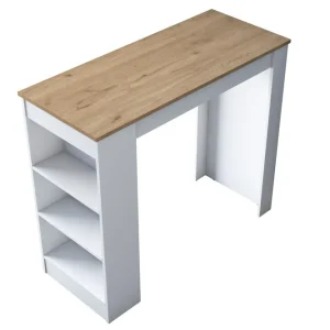 Iwao Barbord 50x120 cm Brun/Vit Hanah Home - Möbler Beställ idag