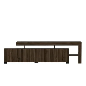 Jurukovo Tv-bänk 192x37 cm Brun Hanah Home - Möbler Erbjudandepris