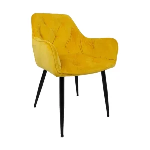 Brita Stol 61x57x83 cm Gul - Möbler Nyhet