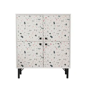 Terrazzo Highboard 95x111 cm Vit Hanah Home - Förvaring Utförsäljning