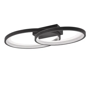 Trio Lighting Malaga LED Plafond mattsvart Matt svart - Belysning Bästa pris