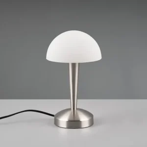 I lager Trio Lighting Canaria Bordslampa E14 (inkl.) borstad stål Stål - Belysning