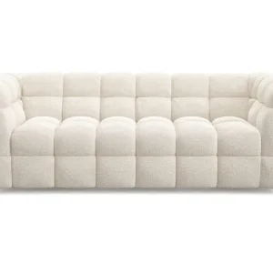 Köp online Andrarum Elise 3-sits Bubblig Soffa Beige Teddy - Möbler