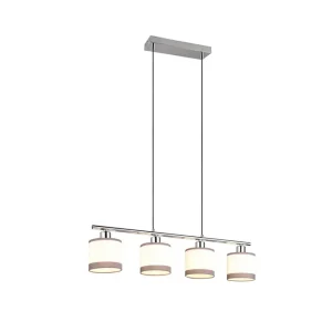 Trio Lighting Davos Taklampa 4L E14 krom/ vit Krom/Vit - Belysning Nedsatt pris