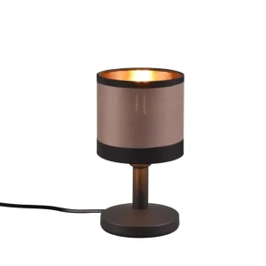 Extra rabatt Trio Lighting Davos Bordslampa E14 mattsvart/ greige Matt svart/Greige - Belysning