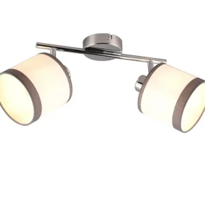 Trio Lighting Davos Spotlight 2L E14 krom/ vit Krom/Vit - Belysning Rea