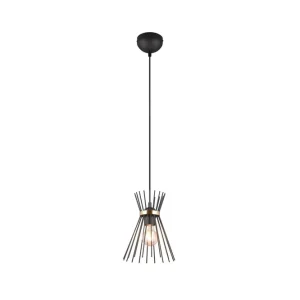 Trio Lighting Rod Taklampa 1L E27 svart/ guld Svart/Guld - Belysning Erbjudandepris