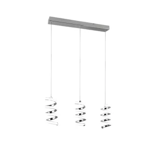 Begränsat erbjudande Trio Lighting Laola LED Taklampa 3L krom 4000K Krom - Belysning