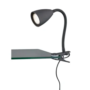 Erbjudandepris Trio Lighting Wanda klämlampa GU10 mattsvart Matt svart - Belysning