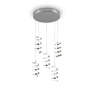 Rabatt Trio Lighting Laola LED Taklampa 5L krom 4000K Krom - Belysning