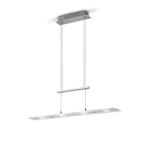 Trio Lighting Milos LED Taklampa borstad stål Borstad stål - Belysning Lågt pris