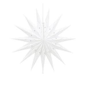 Begränsad tid Venture Home Lindvallen Adventsstjärna / Jullampa 60 cm Vit - Belysning