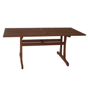 Utebord VENICE 180x90xH74cm trä: meranti - Utemöbler & utemiljö Sänkt pris