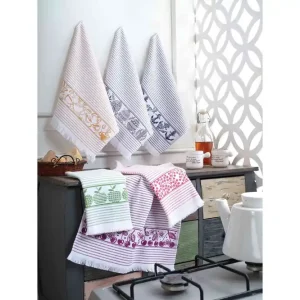 Fri frakt Landercost Tvättlapp 6-pack Vit/Blå/Grå/Rosa/Lila/Grön/Gul - Textil & mattor