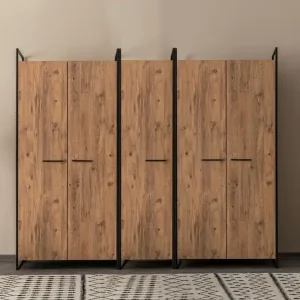 Batler Garderob 52x104 5 Dörrar - Förvaring Fynd