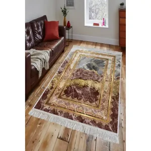 Homefesto Matta 140x220 cm Multifärgad/Sammet - Textil & mattor Kampanjpris