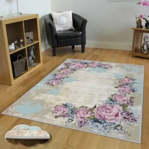 Säker betalning Homefesto Matta 100x200 cm Multifärgad - Textil & mattor
