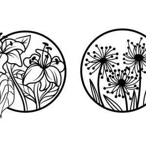 Trygg betalning Flowers Väggdekor - Inredning & dekor