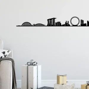 Singapore Skyline Väggdekor - Inredning & dekor Köp nu