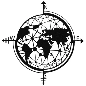 World Map Väggdekor - Inredning & dekor Rabatter