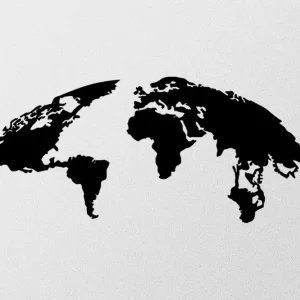 Billig World Map 1 Large Väggdekor - Inredning & dekor