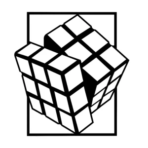 Begränsad tid Rubik's Cube Väggdekor - Inredning & dekor