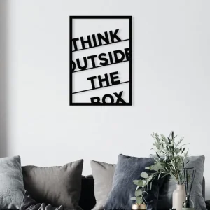 Think Outside The Box 50 cm Väggdekor - Inredning & dekor Billigare