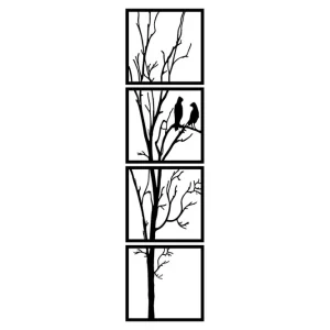 Tree And Birds 44 cm Väggdekor - Inredning & dekor Lägg i varukorgen