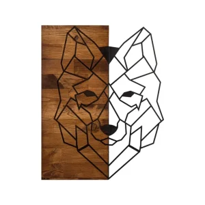 Trygg betalning Wolf 1 Väggdekor - Inredning & dekor