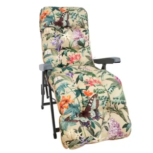 risnedsättning Baden-Amazonia Sittdyna Beige Blommig - Utemöbler