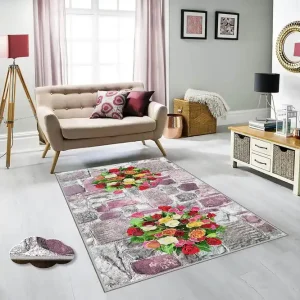 Endast denna vecka Homefesto Matta 140x220 cm Multifärgad - Textil & mattor